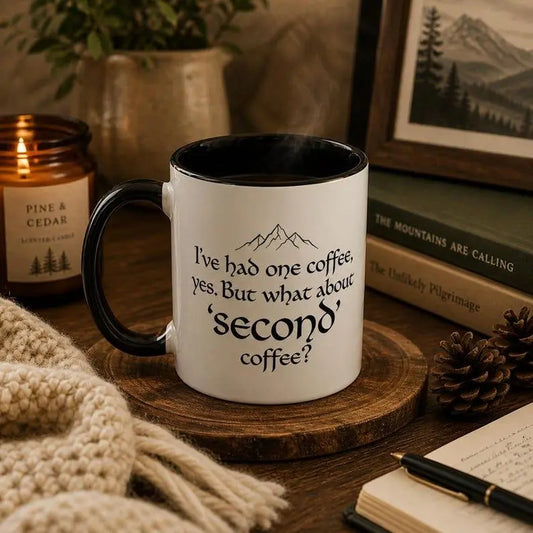Delightful LOTR Coffee Mug 15Oz - Perfect Second Breakfast Companion for Fantasy Lovers!