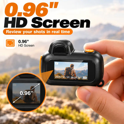 Capture Every Adventure with the Pocket-Size HD 1080P Point & Shoot Camera - Compact, Lightweight, and Ready for Action!
