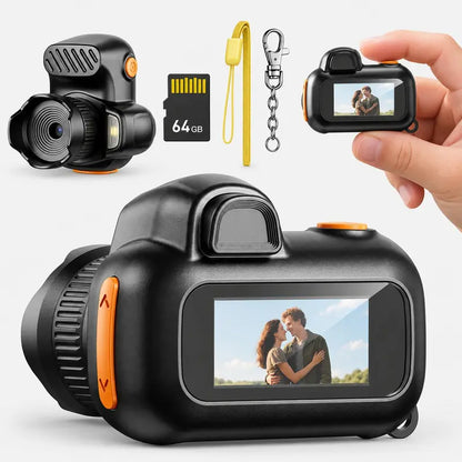 Capture Every Adventure with the Pocket-Size HD 1080P Point & Shoot Camera - Compact, Lightweight, and Ready for Action!