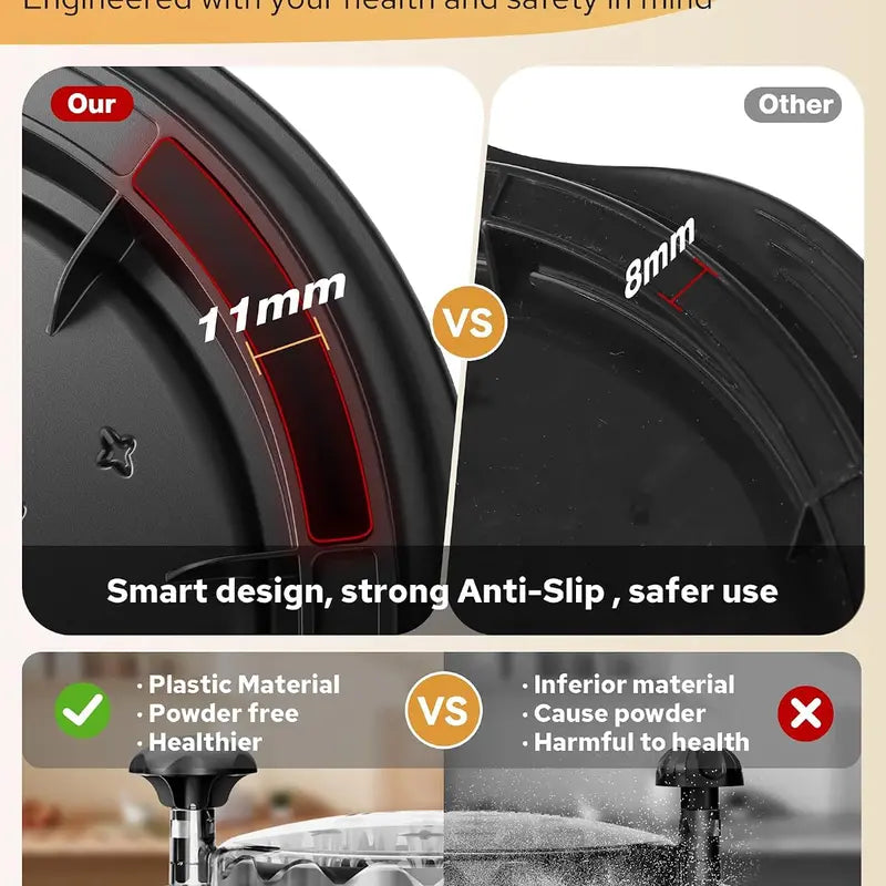Effortless Chicken Shredding Tool - Reusable Manual Shredder with Twist Mechanism for Perfectly Pulled Meat