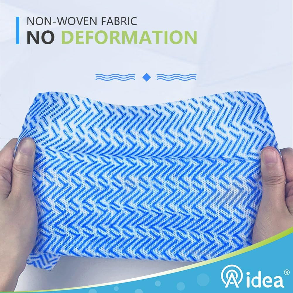 Versatile Reusable Cleaning Wipes - 80 Count Multi-Purpose Cloths for All Your Cleaning Needs